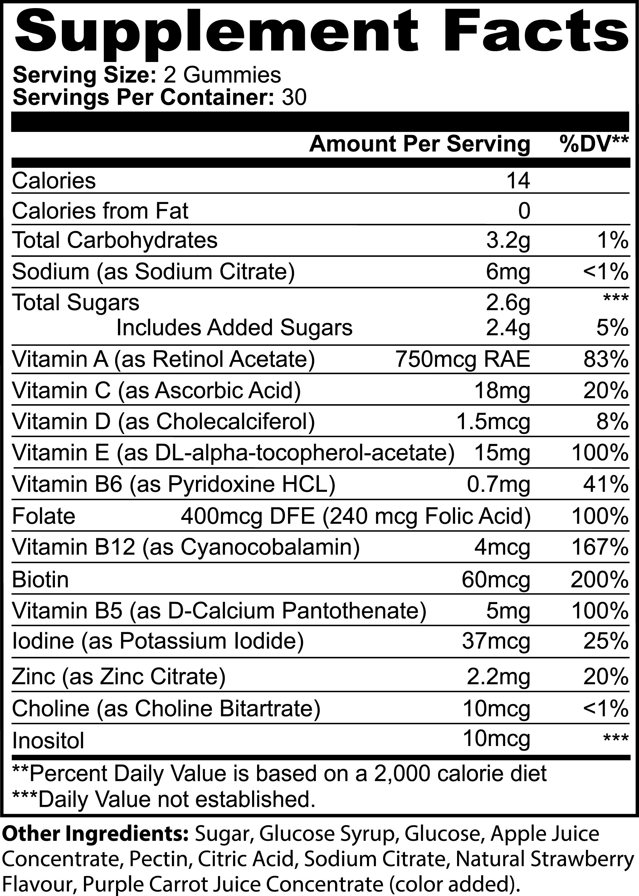 Glowbites Multivitamin Gummies (Adult)